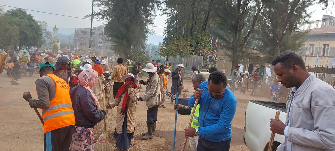 Cleaning campaign was held in Jimma city administration