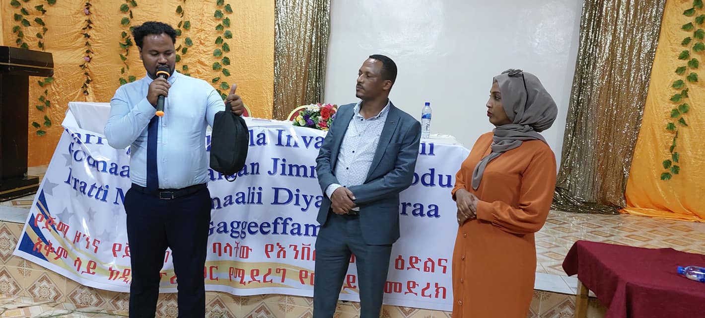 Diaspora community gave health kit bought 5000 dollars to Jimma health care office