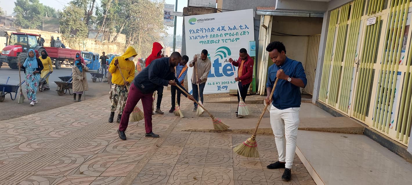 Cleaning campaign was held in Jimma City Administration